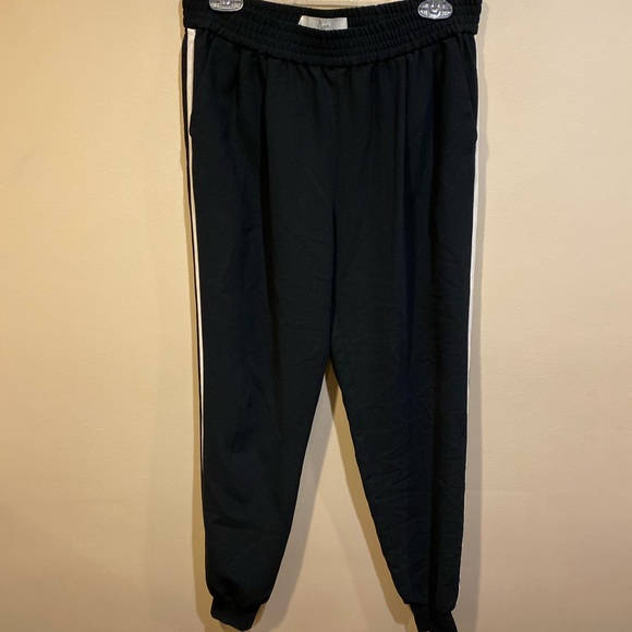 Joie Black Striped Track Pants - Picture 6 of 12
